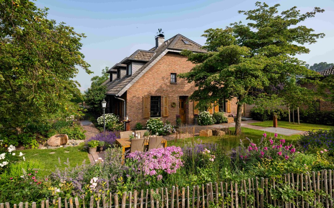 Garten und Haus als Einheit